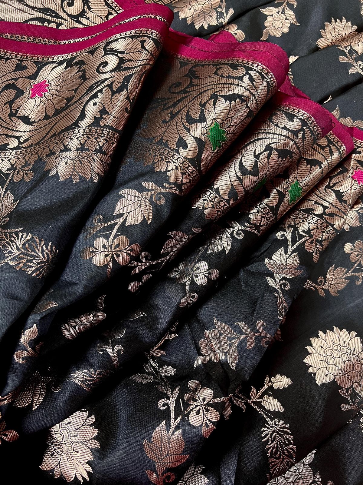 Meenakari Katan Silk Saree