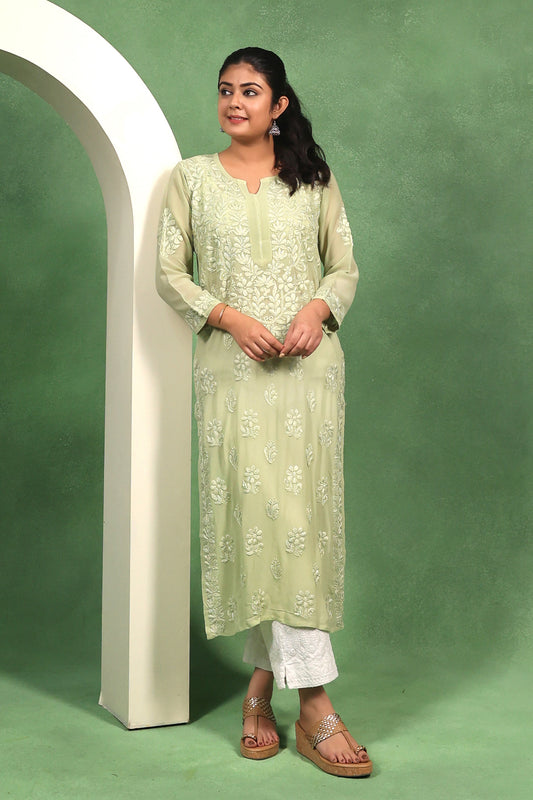 Noori VIS Kashmiri Chikankari Kurti