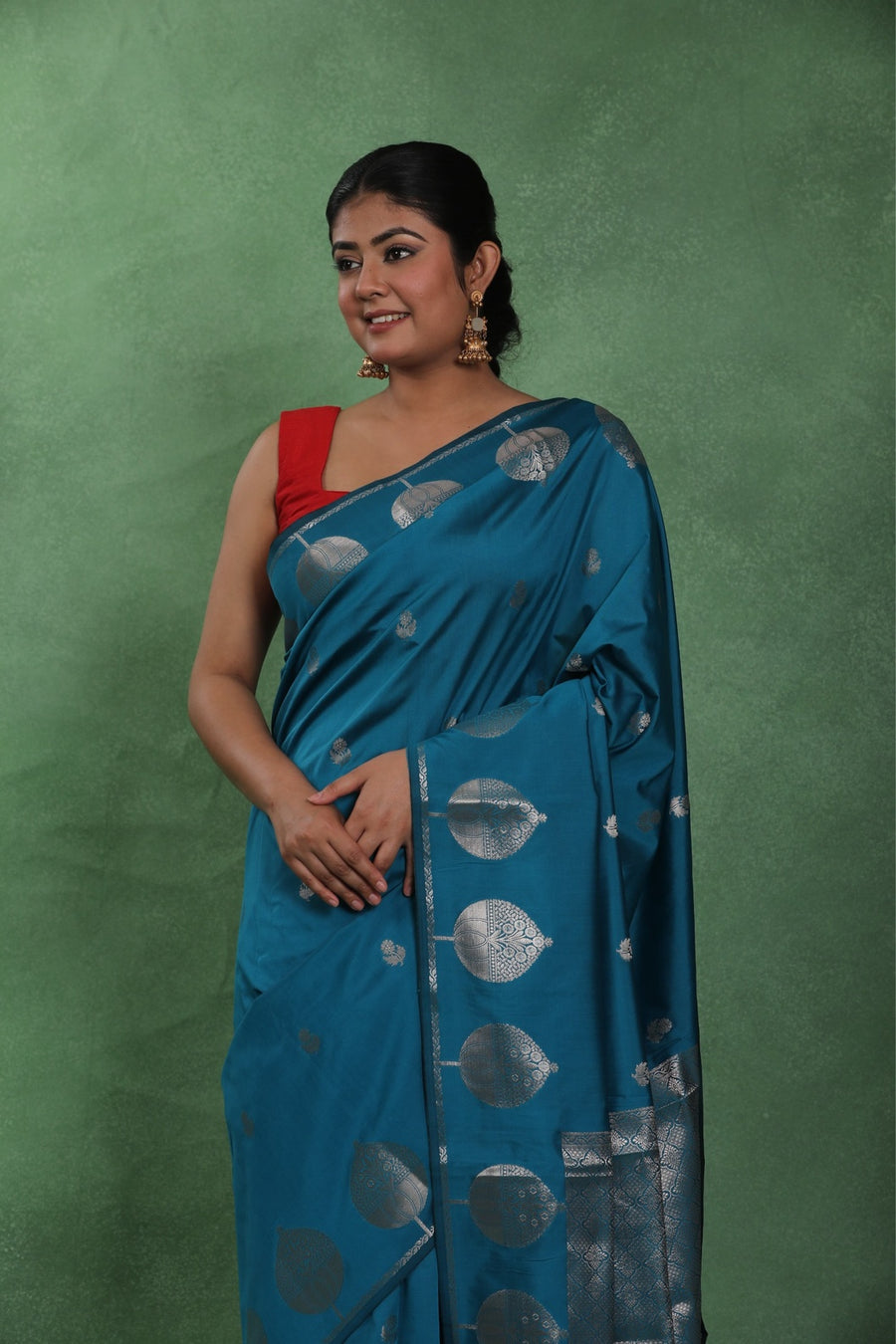 Neel Ambar – Banarasi Katan Saree
