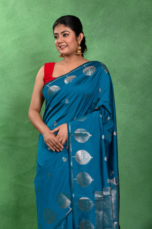 Neel Ambar – Banarasi Katan Saree