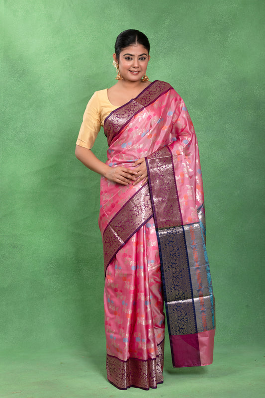 Rajrani Dhoop-Chhaon – Banarasi Katan Style Saree