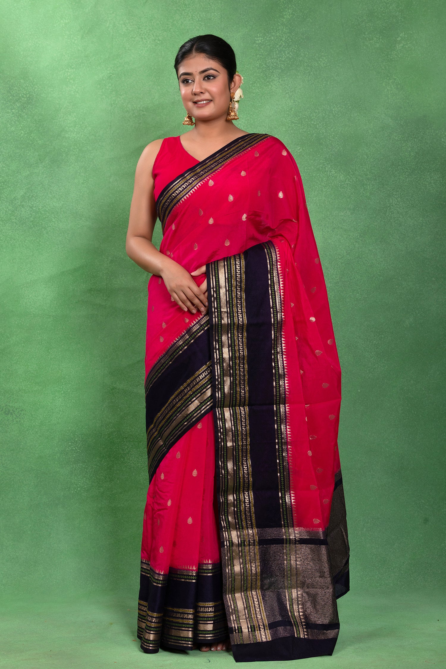 Rani Virasat Banarasi – Dupion Silk Saree