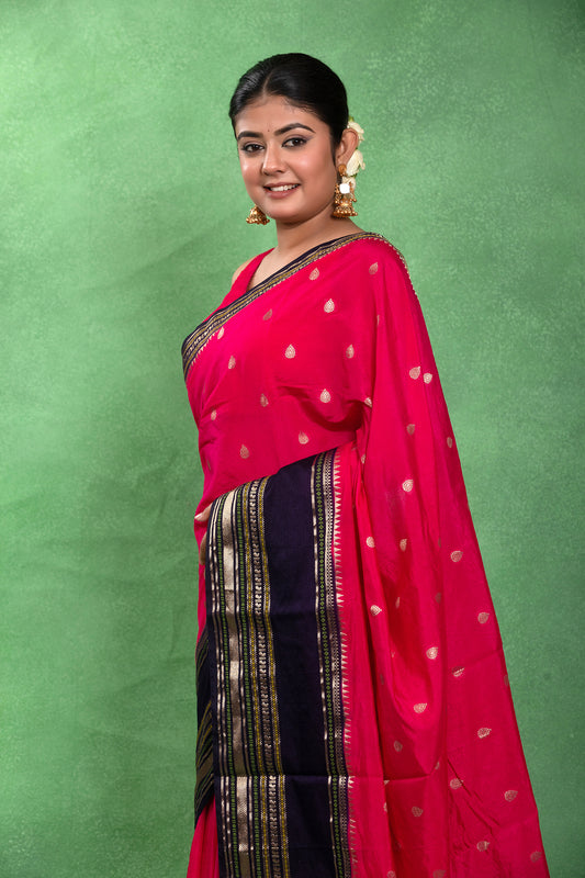 Rani Virasat Banarasi – Dupion Silk Saree