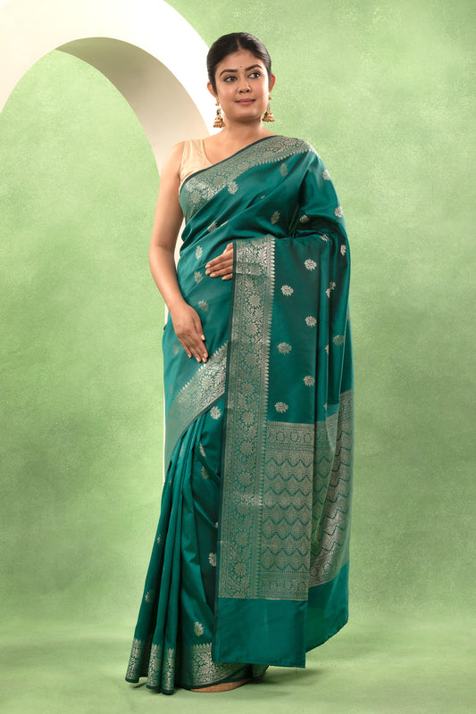 Mashru Katan Neelambari Saree