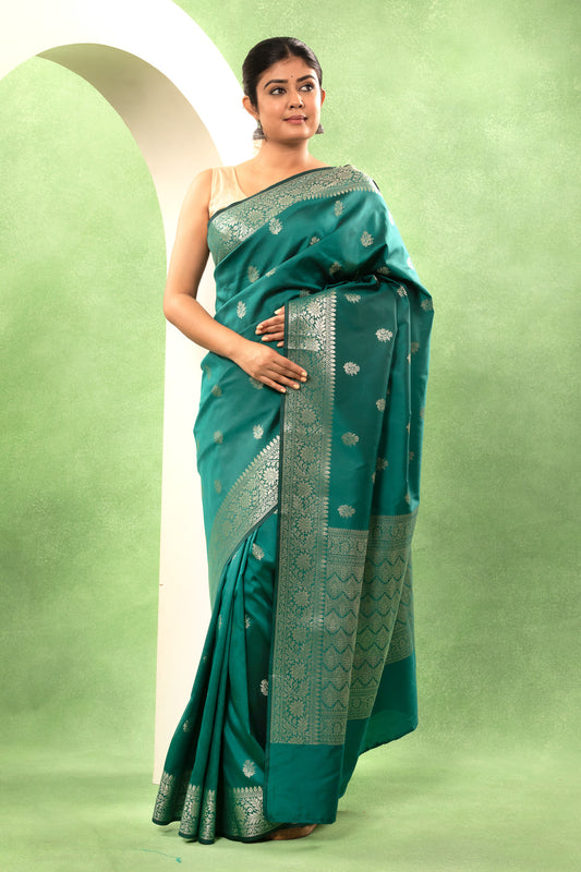 Mashru Katan Neelambari Saree