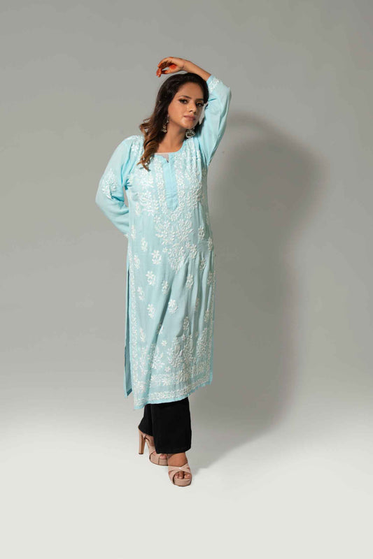 Noori Modal kashmiri Daman Kurti