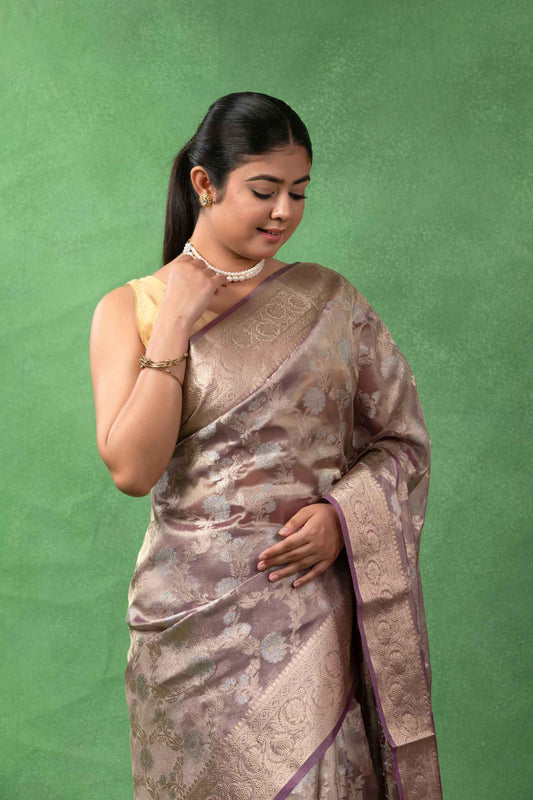 Chandani Resham — Banarasi Katan Silk Saree