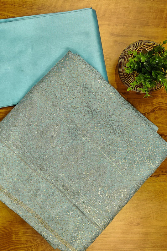 Banarasi Brocade Tanchoi Silk Suit