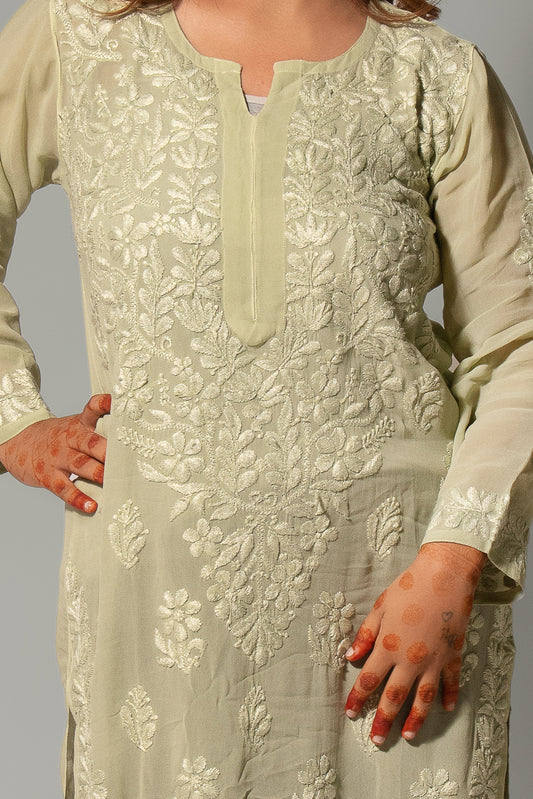 Noori VIS Kashmiri Chikankari Kurti