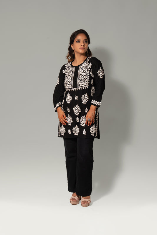 Chikankari Rayon Bootadar Top