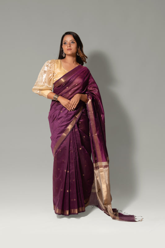 Threaded Charm – Chanderi Booti