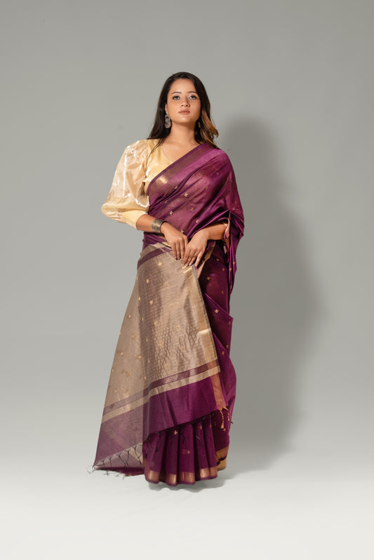 Threaded Charm – Chanderi Booti