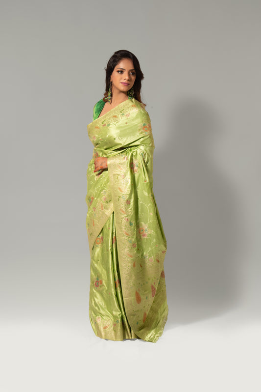 Meena Glow – Mashru Hand Meena