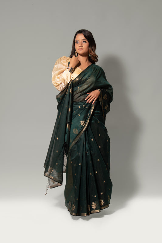 Threaded Charm – Chanderi Booti