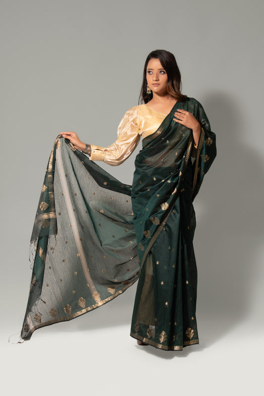 Threaded Charm – Chanderi Booti