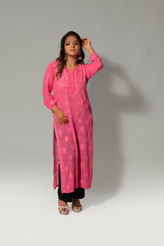 Noori VIS Kashmiri Chikankari Kurti