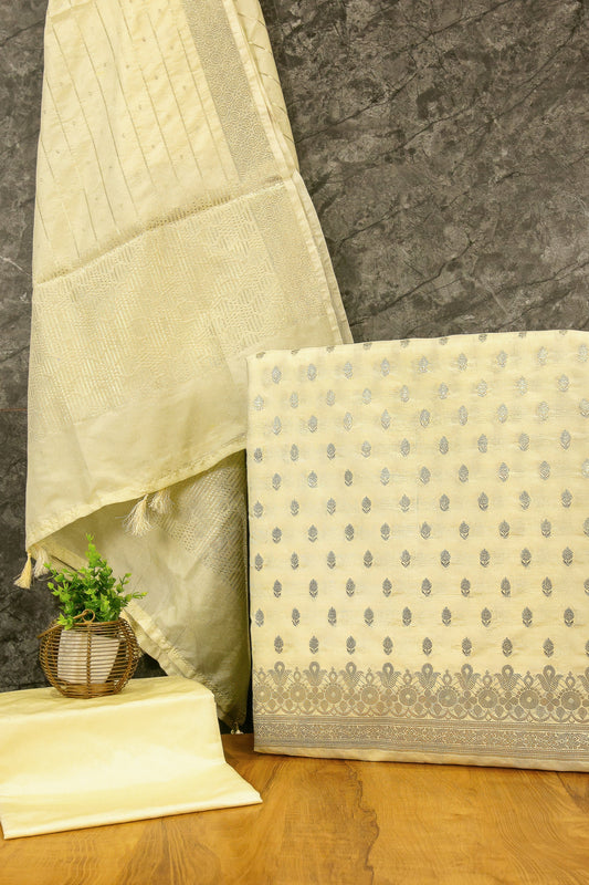 Banarasi Mulberry Silk Suit
