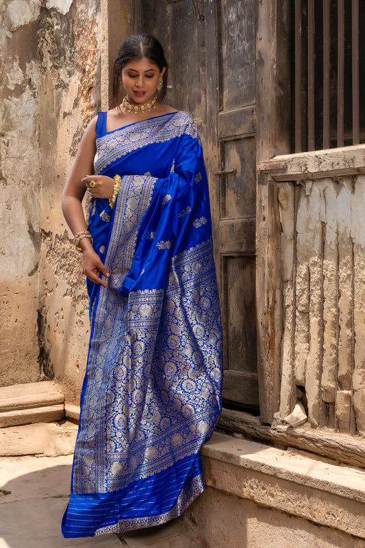 Pure Banarasi Handloom - Katan Kashis