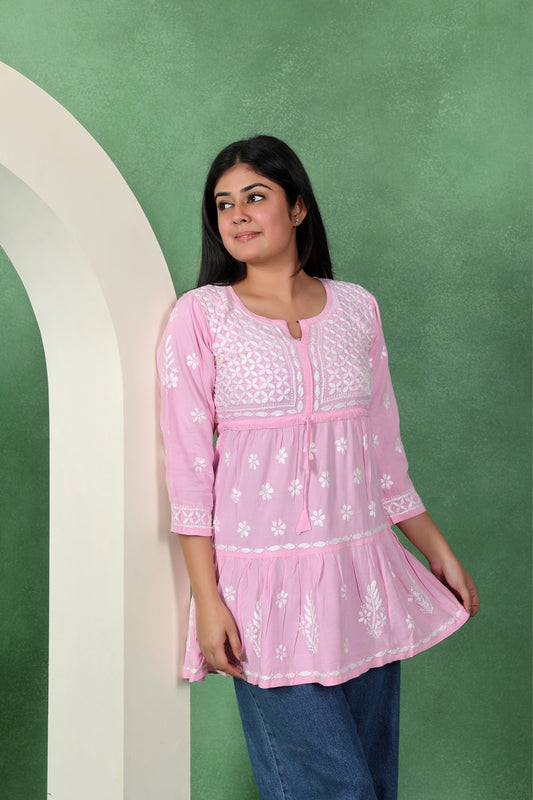 Chikankari Women’s Short Kurta 