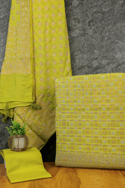 Banarasi Mulberry Silk Suit