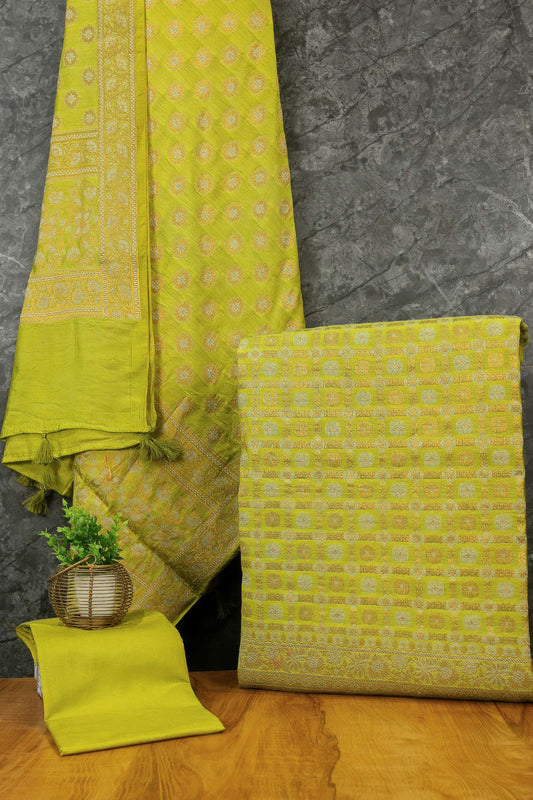 Banarasi Mulberry Silk Suit
