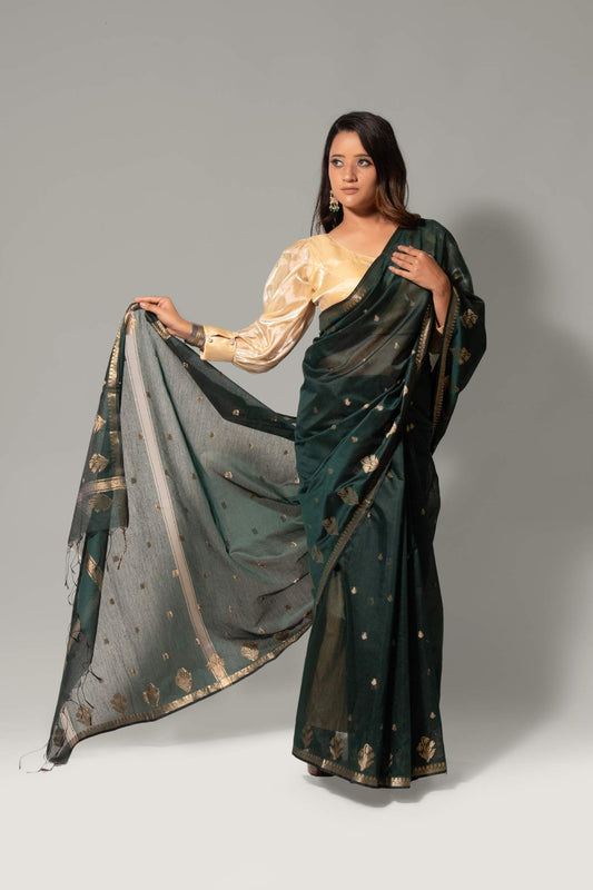 Threaded Charm – Chanderi Booti