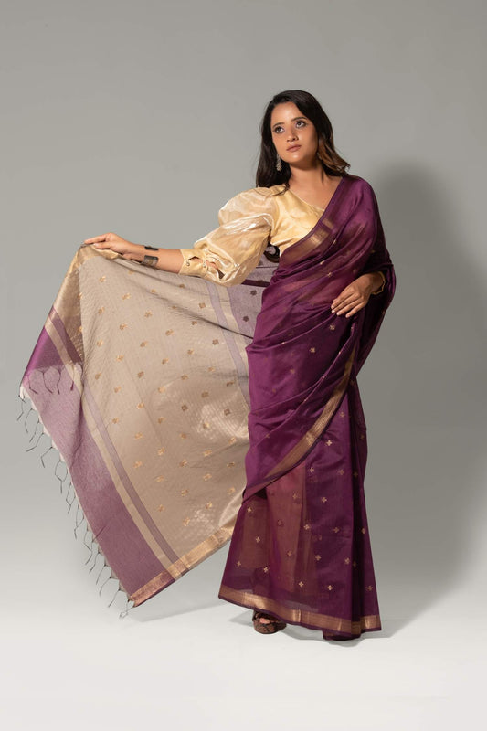 Threaded Charm – Chanderi Booti