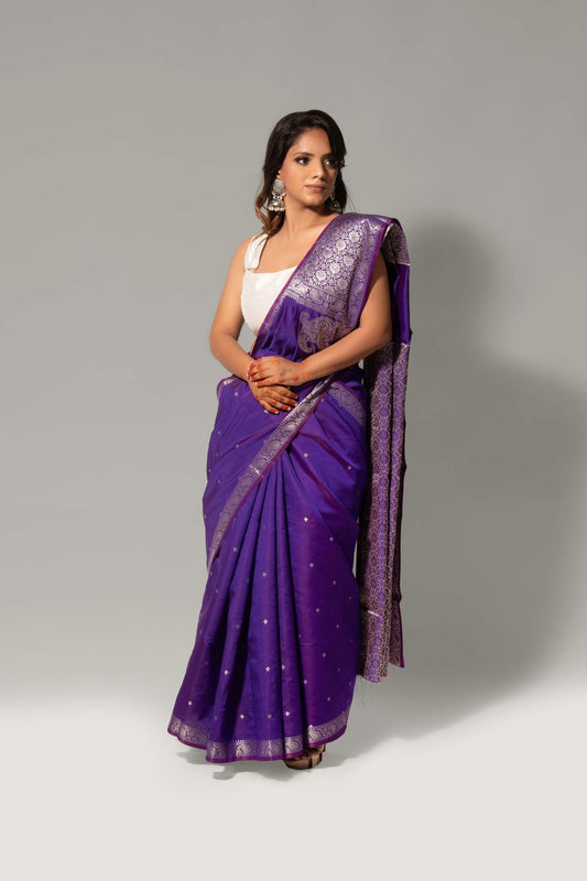Gracewoven – Semi Silk Katan Saree